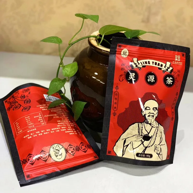 Fujian Lingyuan Tea Simple Bagged Tea Specialty Gift, Summer and Autumn Beverage, 16 Tea Bags per Pack, Tea Cake Cooling Tea Wholesale Detail image3