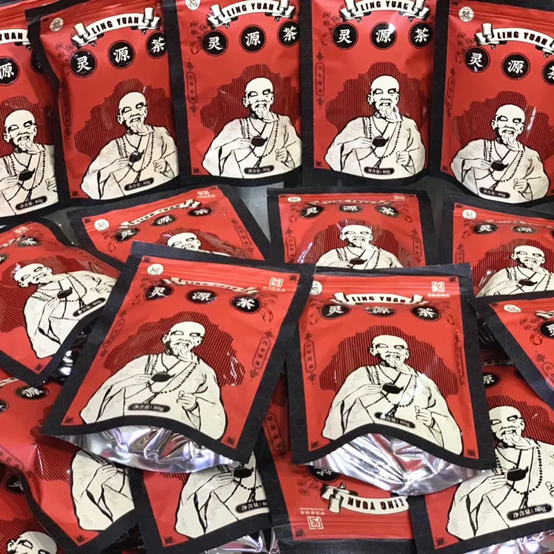 Fujian Lingyuan Tea Simple Bagged Tea Specialty Gift, Summer and Autumn Beverage, 16 Tea Bags per Pack, Tea Cake Cooling Tea Wholesale Detail image4