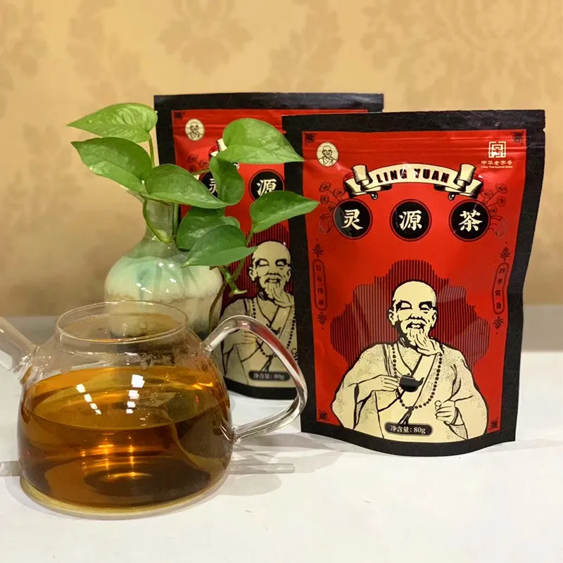 Fujian Lingyuan Tea Simple Bagged Tea Specialty Gift, Summer and Autumn Beverage, 16 Tea Bags per Pack, Tea Cake Cooling Tea Wholesale Detail image2