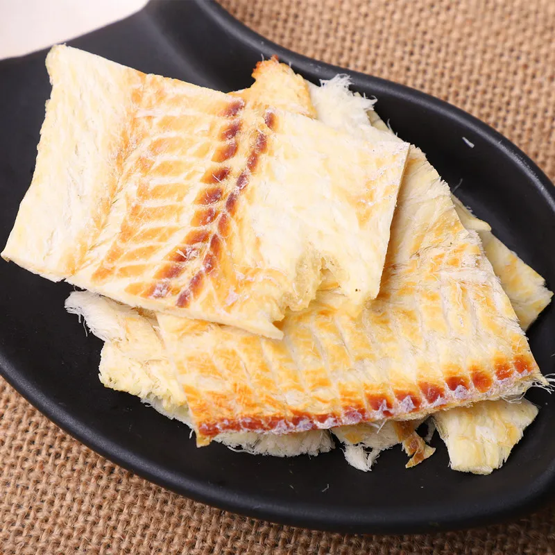 Weiyou Spicy Pork Jerky Roasted Pork Slices Festive Wedding Ready-to-Eat Roasted Fish Slices Office Snacks Detail image1