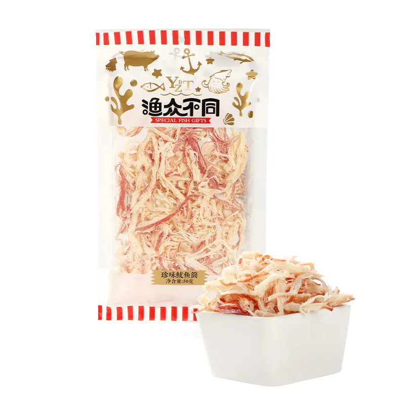 Ready-to-Eat Shredded Squid Seafood Snacks, Drinking Snacks, Shredded Fish Fillets and Teppanyaki-Grilled Squid Tubes, Wholesale Detail image7