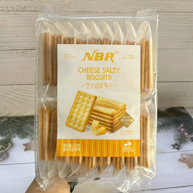 Sugar-free Soda Crackers 358g Cheese Salty Flavor