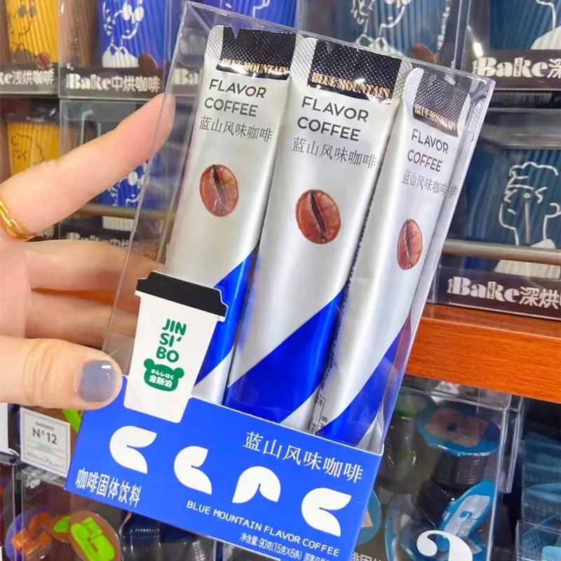 新品冲泡拿铁风味咖啡速溶手冲蓝山风味咖啡粉袋装办公室固体饮料 详情图1