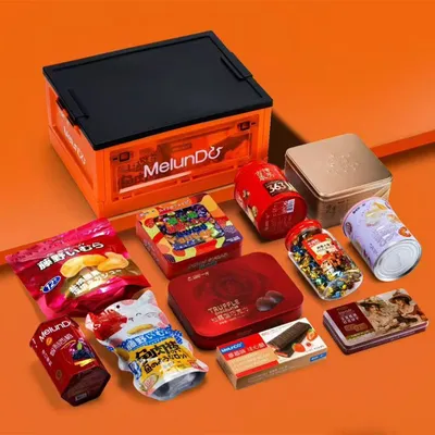 Tengye Yicun Lunar New Year Snack Gift Set Package A (Foldable Box), New Year Goods for Corporate Group Purchases and Gift Giving, Full Case