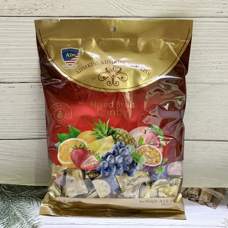 เอดีเอ็ม ลูกอมเจลลี่ผลไม้รสชาติมะเลเซีย 500g ต่อถุง รูปลักษณ์สวยงาม รสผสมน้ำผลไม้รสดี ขายส่ง ภาพรายละเอียด8