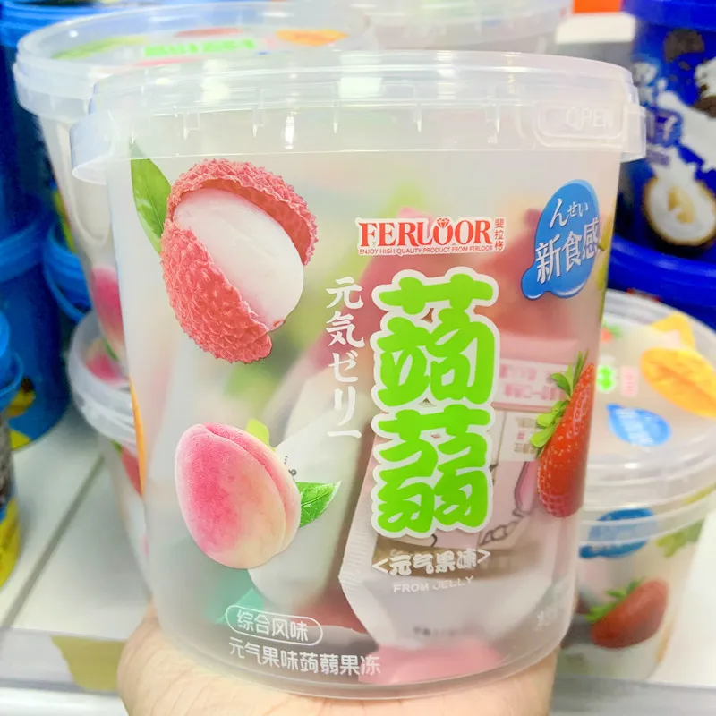Tub-Packaged Konjac Jelly 468g (16 Tubs/Carton)