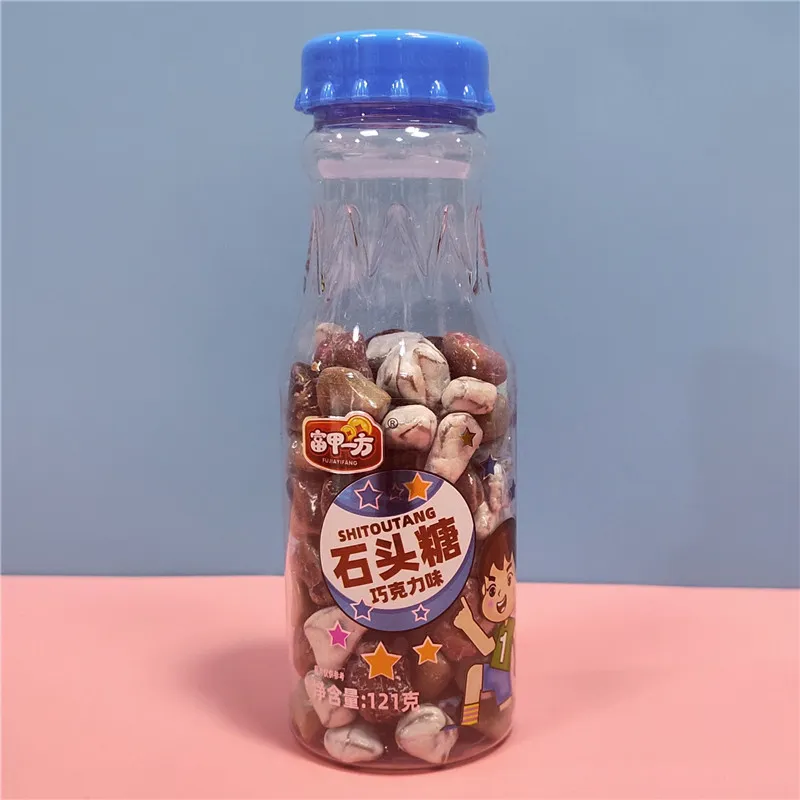 New Creative Beer Bottle Shaped Candy: Nostalgic Chocolate Stone Candy, Fun Whistle Candy for Kids Snack Detail image4