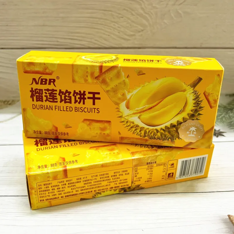 榴莲馅饼干88g(24盒/箱)