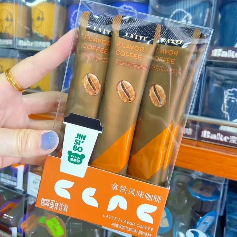 新品冲泡拿铁风味咖啡速溶手冲蓝山风味咖啡粉袋装办公室固体饮料 详情图3