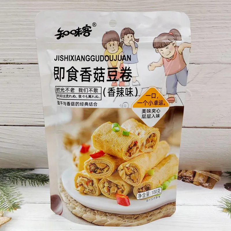 Ready-to-Eat Shredded Konjac Chewy Vegetarian Tripe, Spicy Crispy Konjac Snack, Savory Leisure Snack for Watching Shows Detail image3