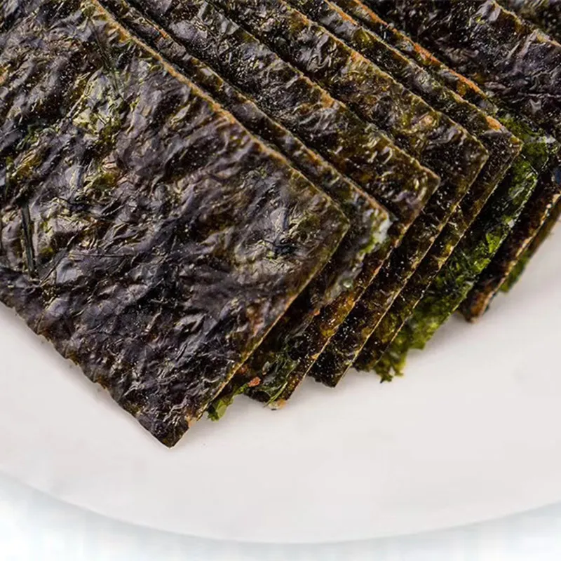 Weiai Chuanbo Ready-to-Eat Crispy Seaweed, 10 Original Flavor Packs per Bag, Roasted Crispy Nori Sheets, Wholesale Ready-to-Eat Snack Detail image6