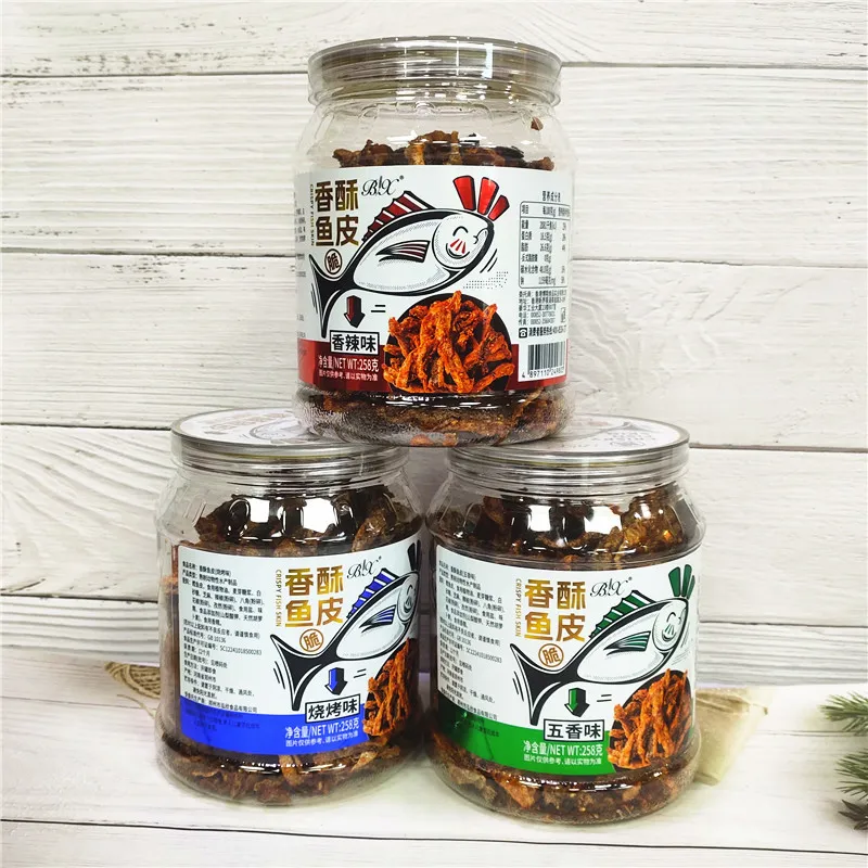 BX Boxiang Crispy Fish Skin, Mala and Sweet-Spicy Fish Skin Crisps, Honey-Glazed Seafood Snack, Rice and Drink Pairing, Leisure Snack Detail image4