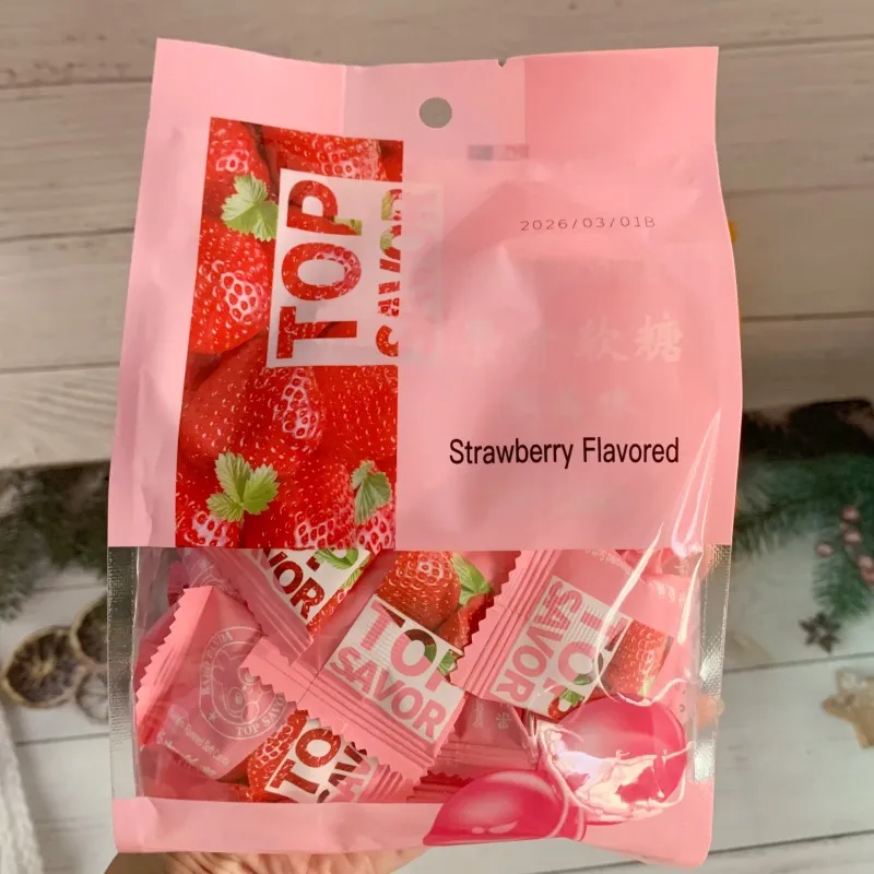 Jinyu 320g Fruit Juice Gummies, Assorted Flavors, Mango Gummy Candy, Strawberry Chewy Jelly, Office Snack Detail image7