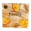 Chaoyouwei 128g Boxed Palmiers Puff Pastry Cookies, Layered Pastry Biscuits, Office Snack