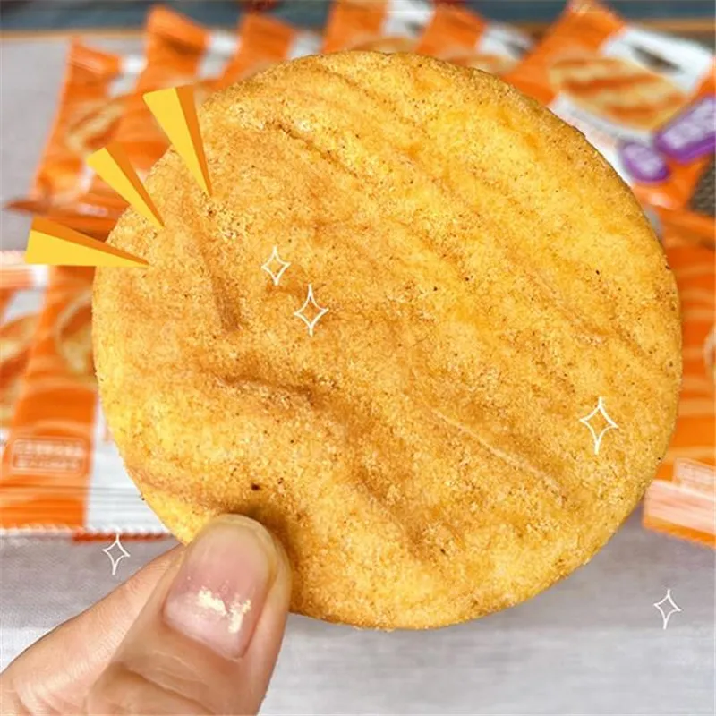 Zhongxing Japanese-Style Rice Crackers, Seaweed Flavor and Spicy Lobster Flavor, Puffed Snack for Children, Office and Leisure Snack Detail image2