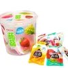 Millennium Garden Tub-Packaged Assorted Fruit-Flavored Individually Wrapped Konjac Juice Jelly, Multi-Flavor Office Snack