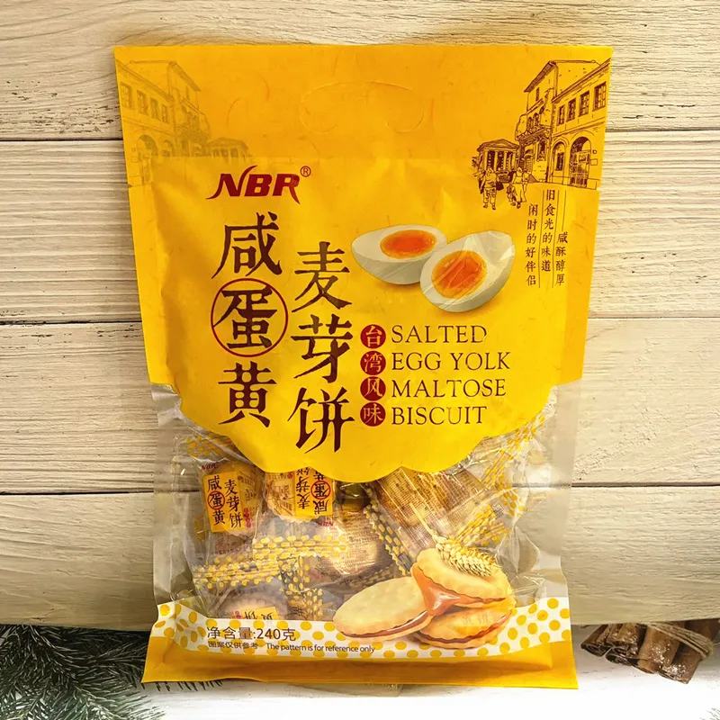 บิสกิตมอลต์ไข่เค็ม 240g（16ถุง/ลัง）