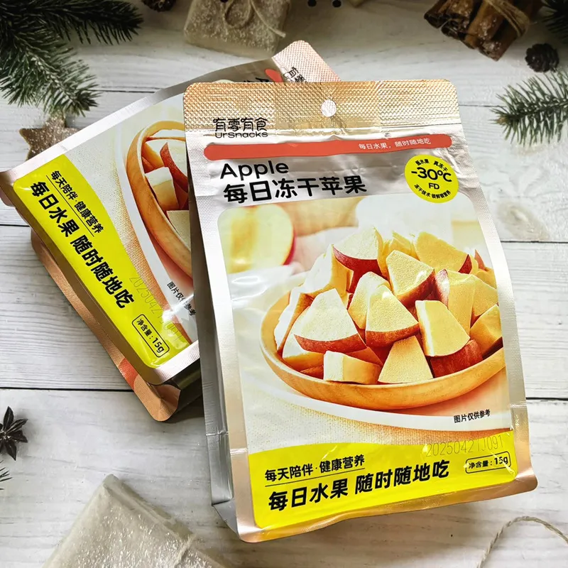 แอปเปิ้ลฟรีซดรายรายวัน 15g (ไม่มีสารเคลือบ)