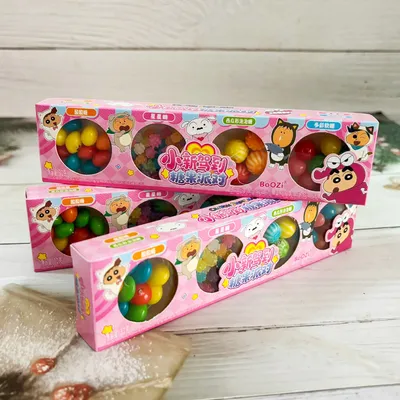 Tiệc kẹo Cậu bé Bút chì Shin-chan ra mắt BoOZi nhân Ngày Quốc tế Thiếu nhi 1/6, kẹo đồ chơi mini, đồ ăn vặt sinh nhật trẻ em, kẹo cao su