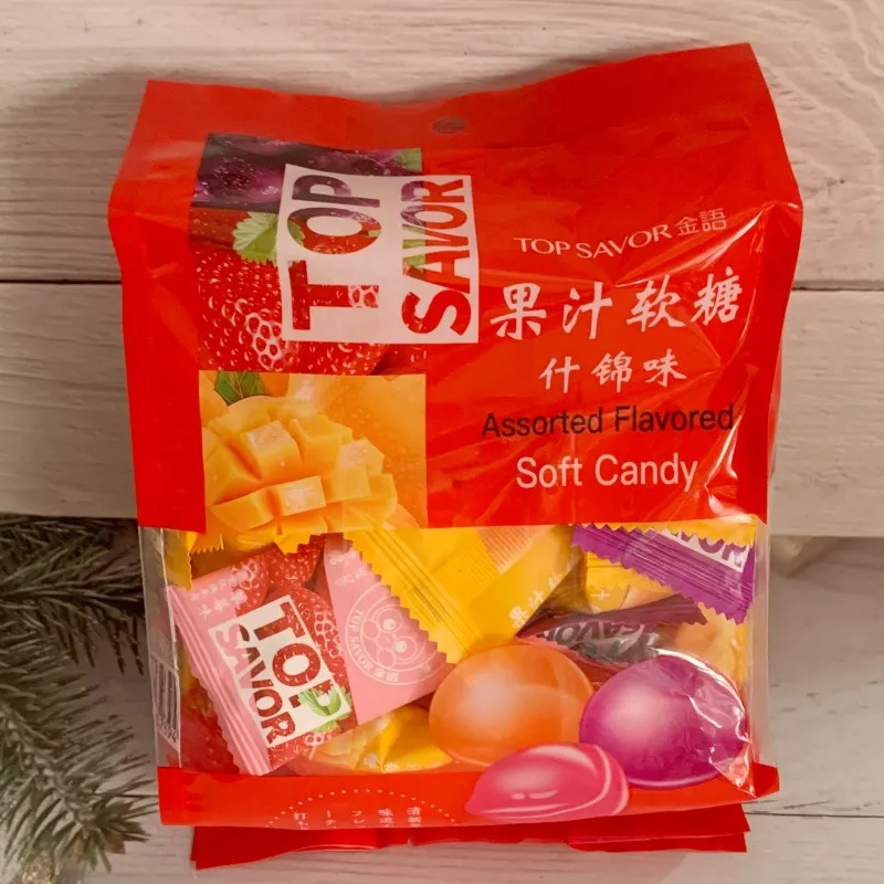 Jinyu 320g Fruit Juice Gummies, Assorted Flavors, Mango Gummy Candy, Strawberry Chewy Jelly, Office Snack Detail image2