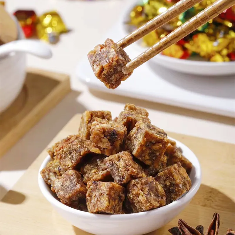 Kaka Diary Thick-Cut Beef Cubes 180g Transparent Jar, Supermarket Supply, Casual Meat Snack for Women's Cravings Detail image3