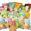Chaoyouwei Ready-to-Eat Assorted Vegetarian Snacks: Vegetarian Shrimp Paste with Gong Cai (Fresh & Spicy), Crispy Bracken Fern (Spicy), Papaya Shreds, Satisfying Savory Vegetable Snacks