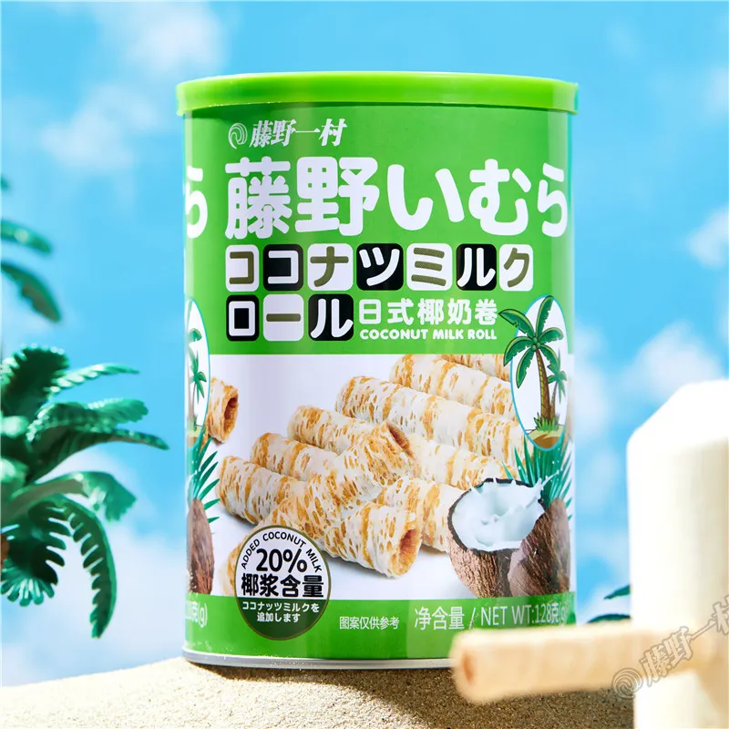 Tengye Canned Japanese-Style Coconut Milk Rolls (12 Cans/Case)