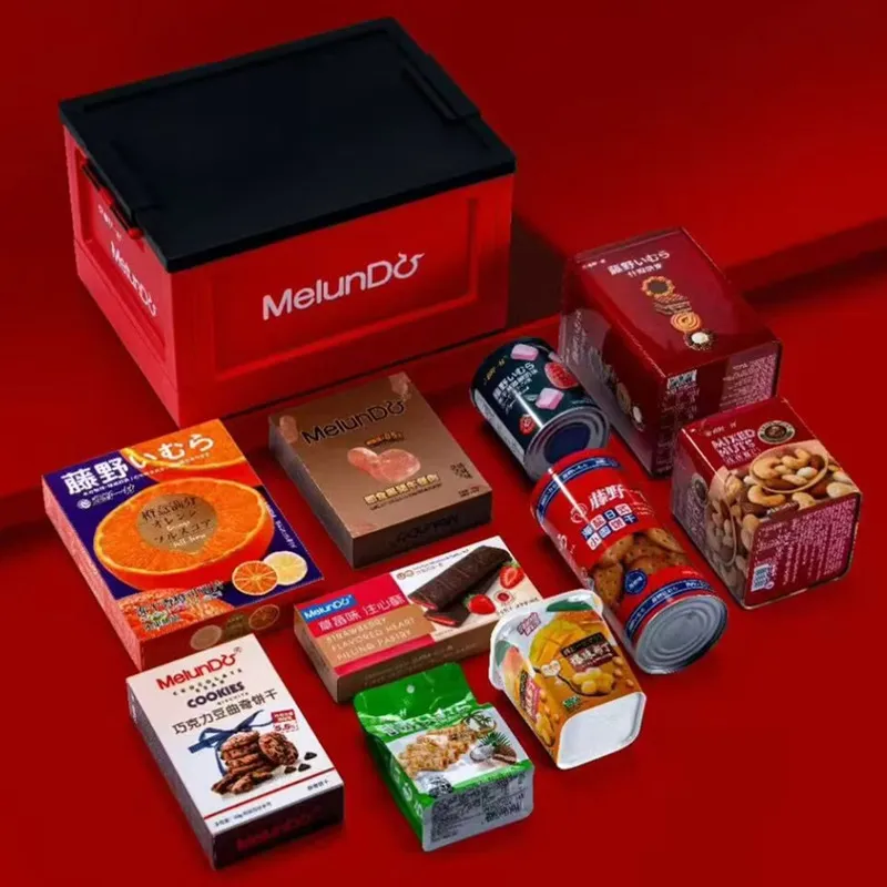 Tengye Yicun Lunar New Year Snack Gift Set Package A (Foldable Box), New Year Goods for Corporate Group Purchases and Gift Giving, Full Case Detail image2