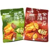 Hong Kong Brand Chaoyouwei Velvet Shank Mushroom Tofu Snack 100g Enoki Mushroom Dried Tofu Vegetarian Snack Wholesale