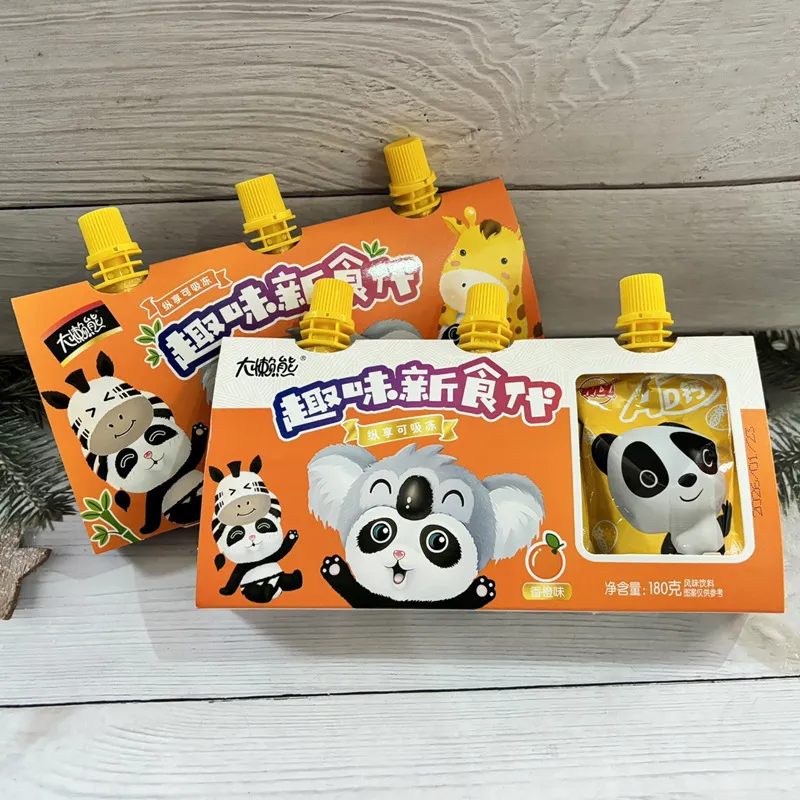 大懒熊吸冻3支装香橙味