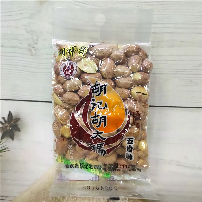 Hu Ji Hu Da Ma 110g Bagged Five-Spice Peanuts, Drinking Snack, Casual Snack, Roasted Skin-on Peanuts, Savory Snack Detail image4