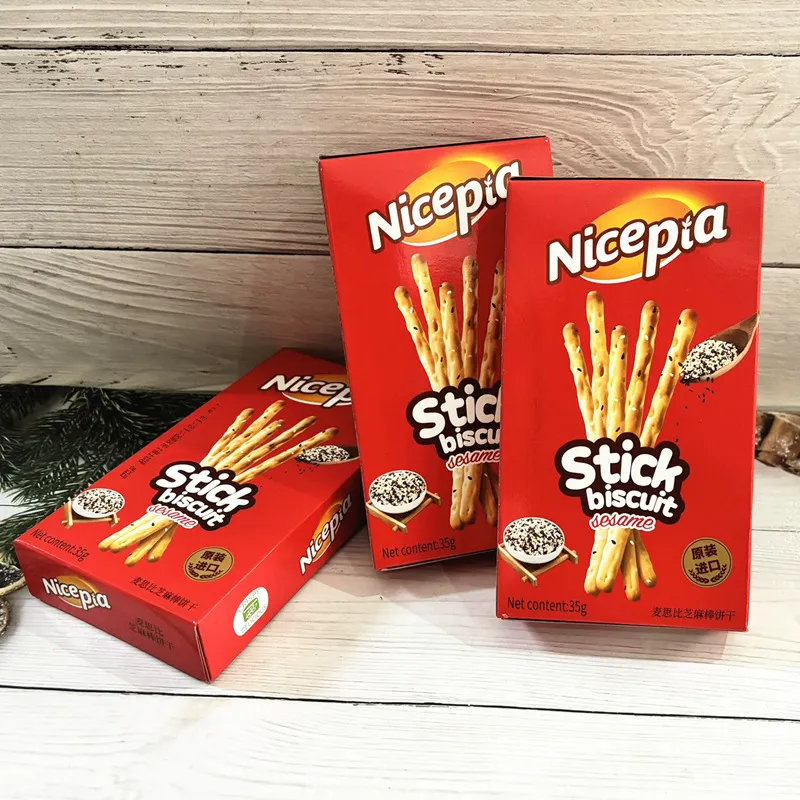 Nicepia Sesame Stick Biscuits 35G Boxed Gift Set, Souvenir Gift, Wedding Candy, Festive Gift, New Year Snack Wholesale Detail image3