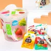 Millennium Garden Tub-Packaged Assorted Fruit-Flavored Individually Wrapped Konjac Juice Jelly, Multi-Flavor Office Snack