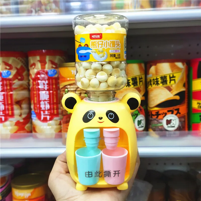 可拉熊趣味饮水器熊仔小馒头儿童休闲小零食烘焙水果店造型小饼干 详情图1