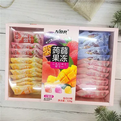 NBR Boxed Konjac Jelly 520g (18 Boxes/Carton)