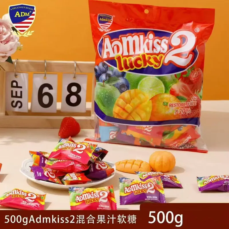 เอดีเอ็ม 2 ลูกอมเจลลี่น้ำผลไม้รสผสม 500g