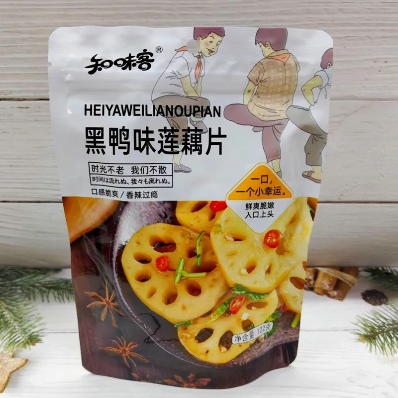 知味客黑鸭味莲藕片122g（40袋/箱）