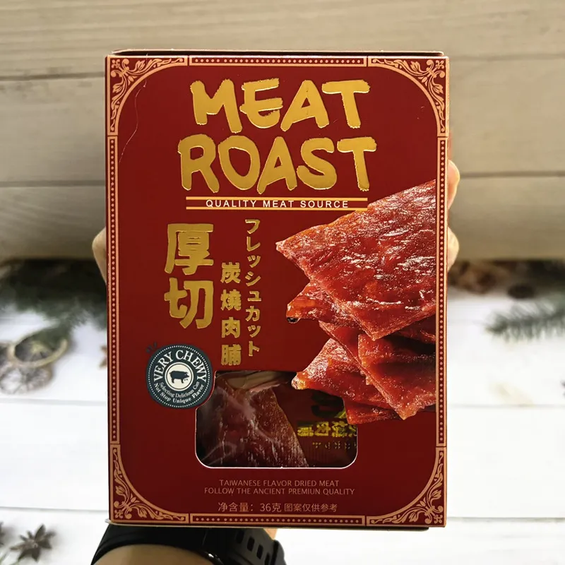 Thick-Cut Charcoal-Grilled Pork Jerky 36g