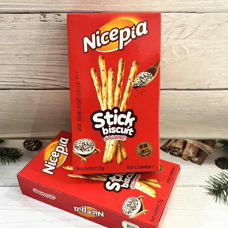 Nicepia Sesame Stick Biscuits 35G Boxed Gift Set, Souvenir Gift, Wedding Candy, Festive Gift, New Year Snack Wholesale Detail image2
