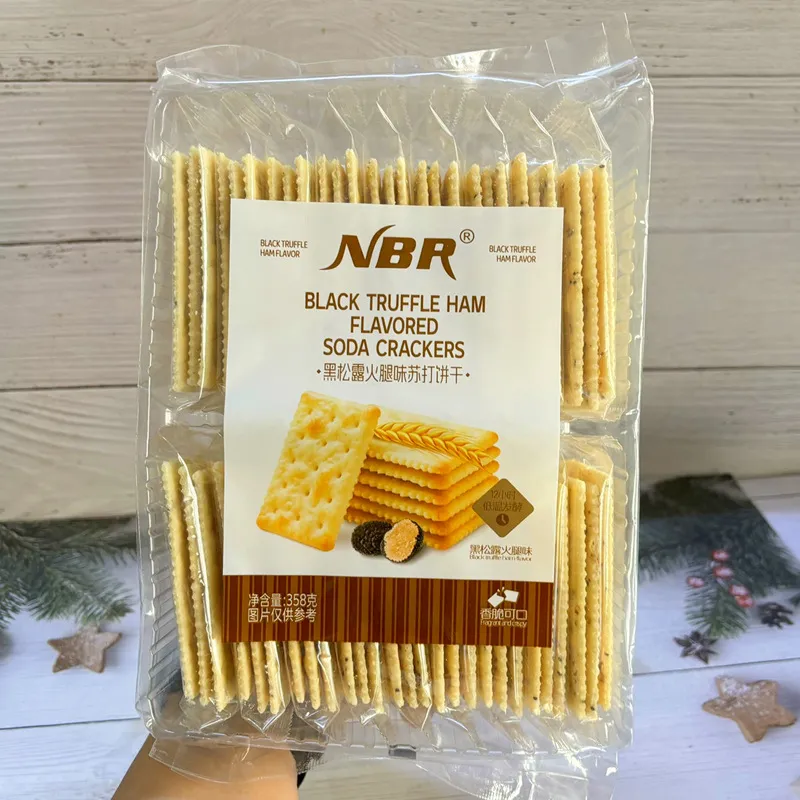 Sugar-free Soda Crackers 358g Black Truffle Ham Flavor