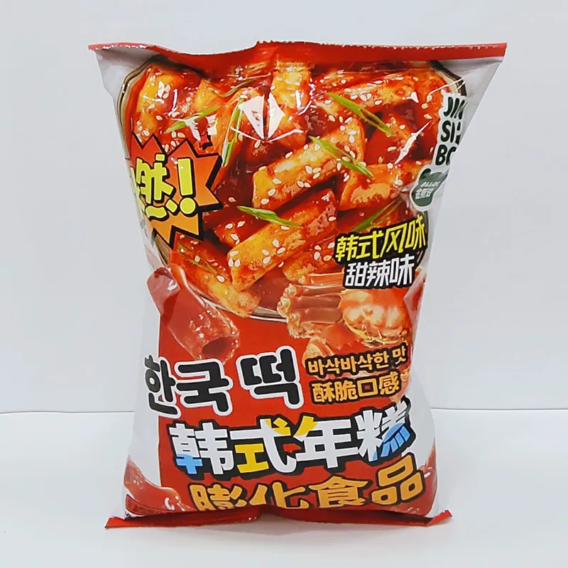 Korean-Style Rice Cake Sweet Spicy Flavor 【24 Bags/Carton】