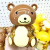 Cute KK Bear Jelly Pudding Children's Cartoon Animal Piggy Bank Snack, Egg Milk and Strawberry Flavors Product Video