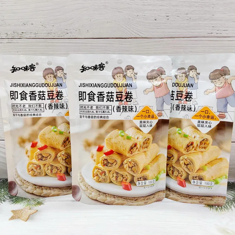 香弹烤面筋知味客袋装100g即食面筋办公室女生休闲零食下午茶小吃 详情图9