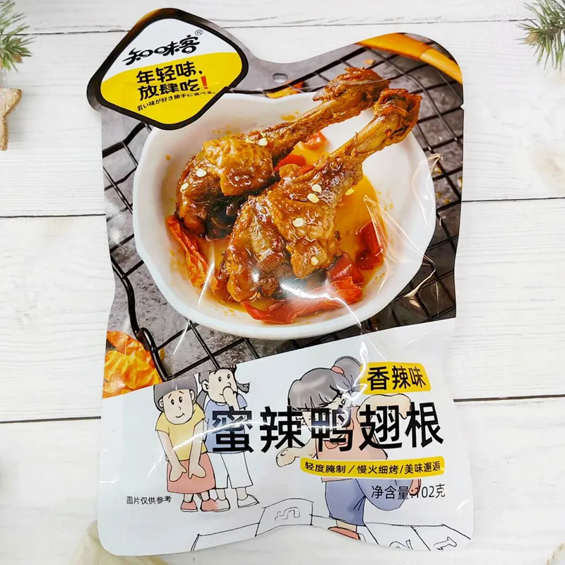 Honey-Spicy Duck Drumettes, Spicy Honey-Glazed Duck Delicacies, Braised Sweet-and-Spicy Duck Meat, Chicken Giblets and Chicken Snack Foods Detail image2