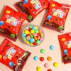 New Wangdi Multicolored Candy-Coated Chocolate Beans, Chocolate-Filled Snacks, Rainbow Candy Beans for Children