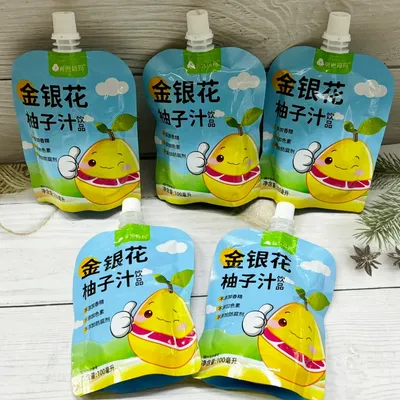 Shuke Mama Honeysuckle Grapefruit Juice 100ml Beverage, Children's Botanical Drink, Hawthorn Apple Juice, Summer Fruit Tea