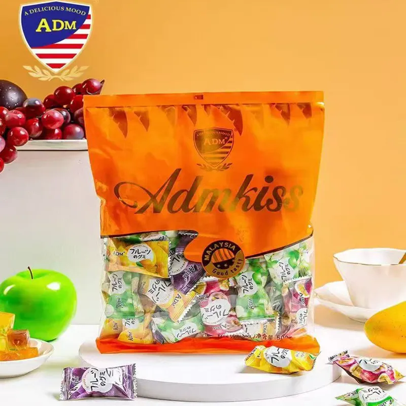 เอดีเอ็ม ลูกอมเจลลี่ไส้ 500g (20 ถุง/ลัง)