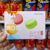 Millennium Garden Feilage 50g Boxed Macaron Pastry Assorted-Flavor Sandwich Cookies, Office Snack