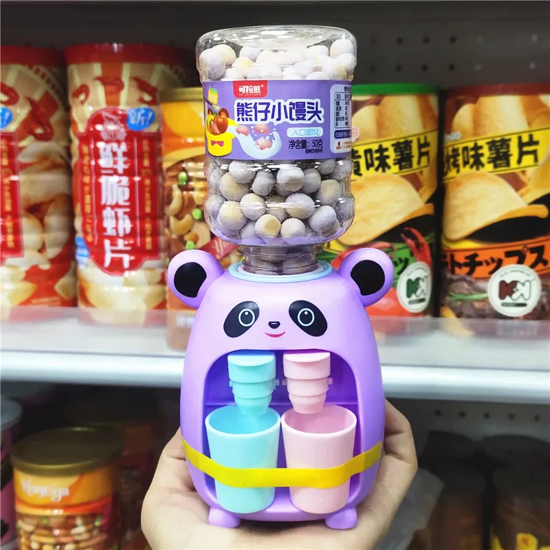 可拉熊趣味饮水器熊仔小馒头儿童休闲小零食烘焙水果店造型小饼干 详情图2