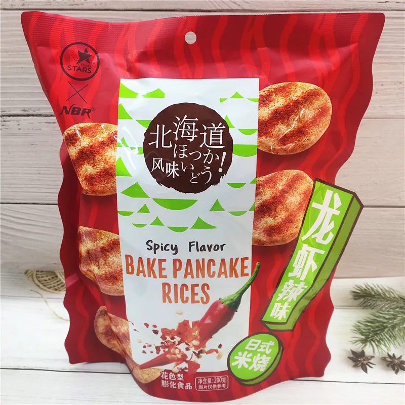 Japanese-Style Rice Crackers, Spicy Lobster Flavor